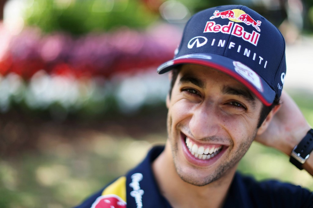 Ricciardo mostra o sorriso mais famoso do paddock (Divulgação)