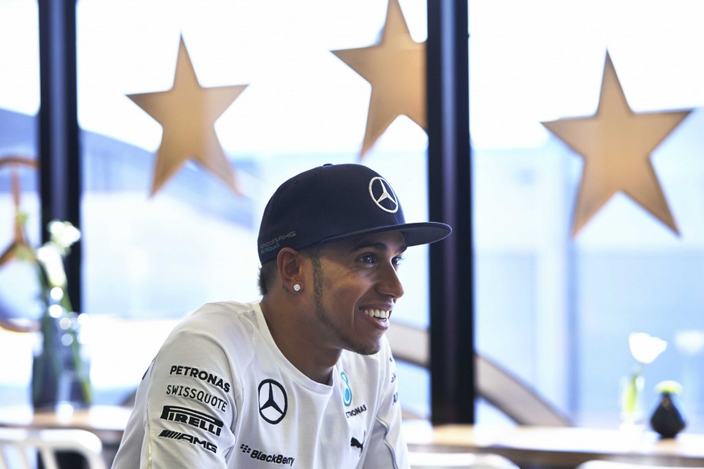 Hamilton, que ficou com o melhor tempo da sexta em Hockenheim (Divulgação)