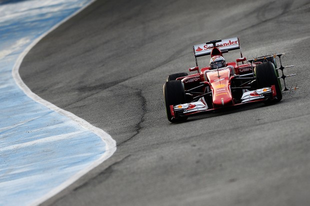 Raikkonen, que fez o melhor tempo dos quatro dias de testes em Jerez (Divulgação)