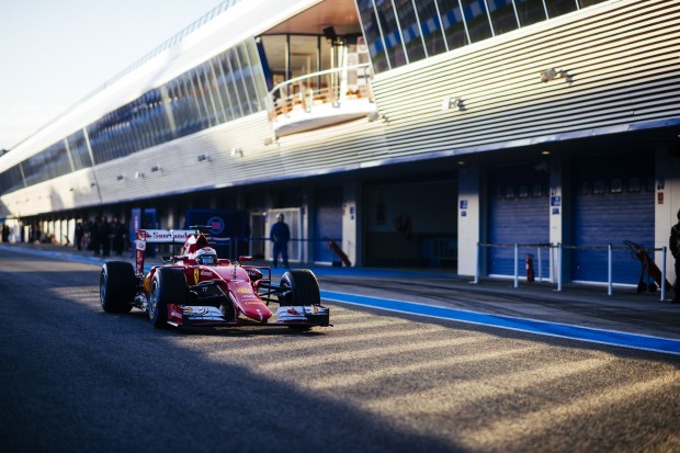 Raikkonen, dono da melhor volta nos quatro dias de testes em Jerez (Divulgação)